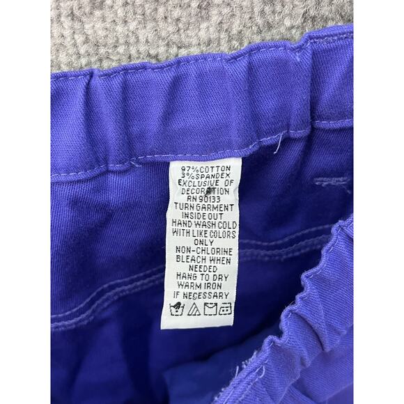 Bob Mackie Wearable Art Pants Womens Size XL Stretch Purple Pockets Straight Leg - Picture 4 of 9